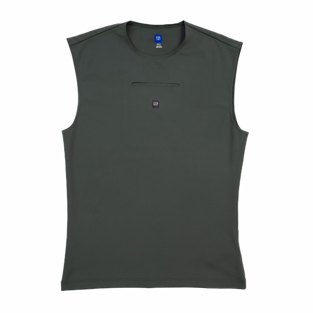 Yeezy Gap Engineered by Balenciaga Second Skin Tank Top Dark Green Size Medium